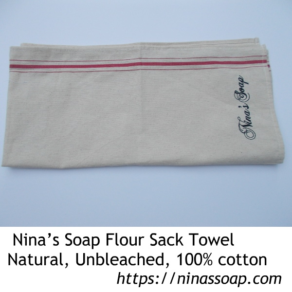 Ninas Soap Flour Sack Individual Hand Towel  Set of 5 